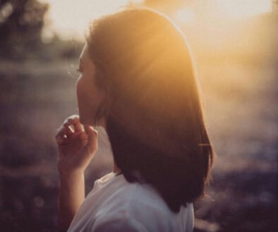 Woman in soft light during a difficult season