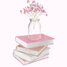 Books With Flower Illustration